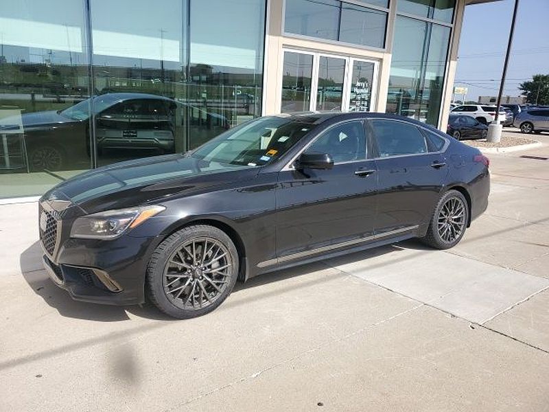 Adriatic blue 2018 Genesis G80 3.3T Sport Sedan