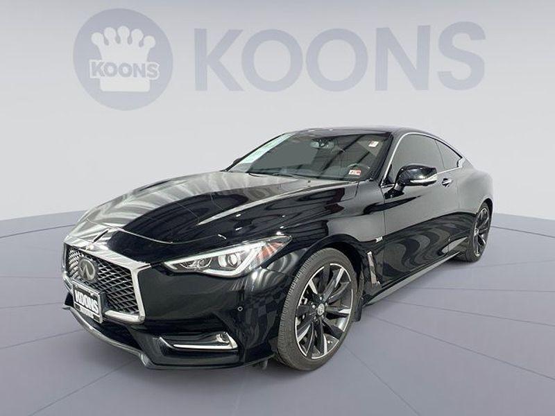 Black 2017 INFINITI Q60 3.0t Premium Coupe