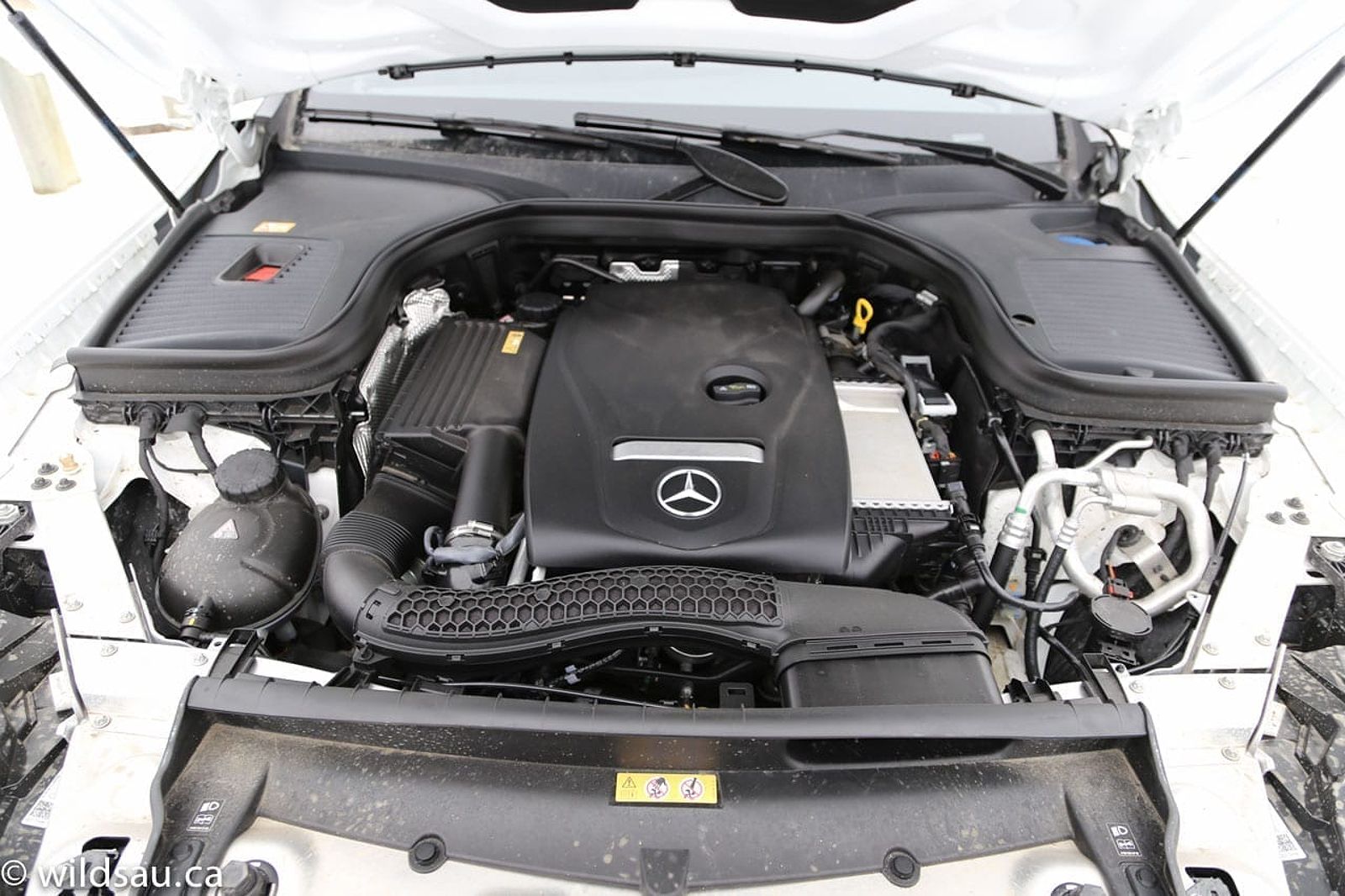 Engine bay of the 2016 Mercedes-Benz GLC 300