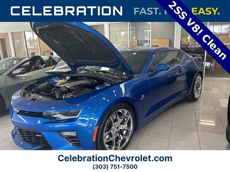 Hyper Blue Metallic 2016 Chevrolet Camaro 2SS